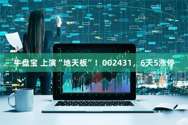 牛盘宝 上演“地天板”！002431，6天5涨停
