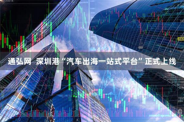 通弘网  深圳港“汽车出海一站式平台”正式上线