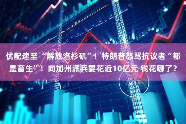 优配速至 “解放洛杉矶”！特朗普怒骂抗议者“都是畜生”！向加州派兵要花近10亿元 钱花哪了？