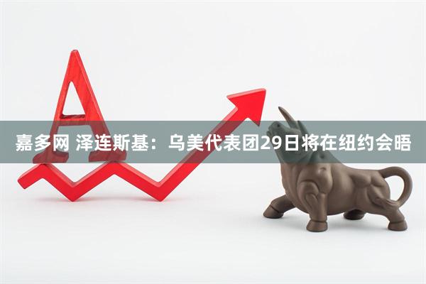 嘉多网 泽连斯基：乌美代表团29日将在纽约会晤